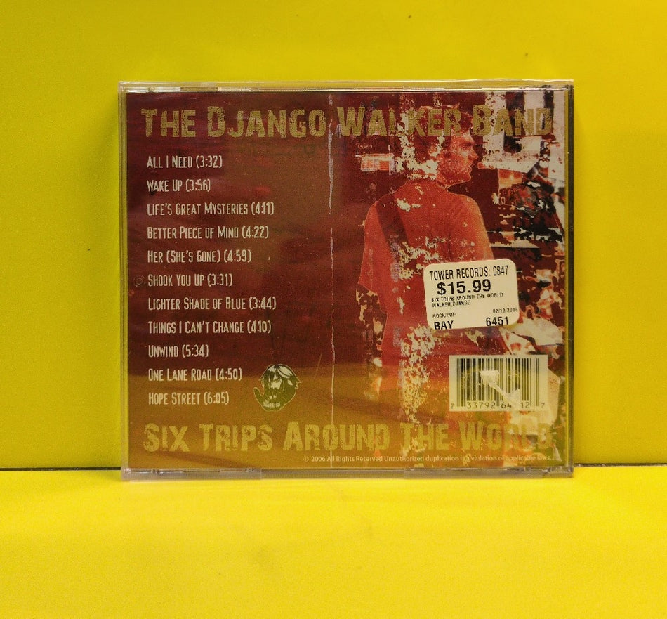 The Django Walker Band - Six Trips Around The World - 2006 - LKM 1981 - New - Sealed - CDs