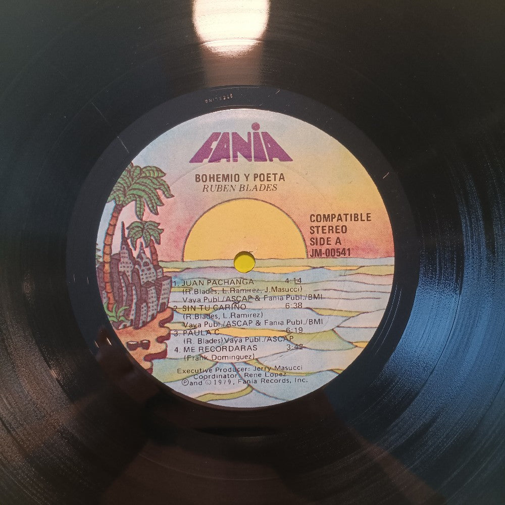 Ruben Blades - Bohemio Y Poeta - 1979 - JM 00541 - Used - VG++ - Vinyl
