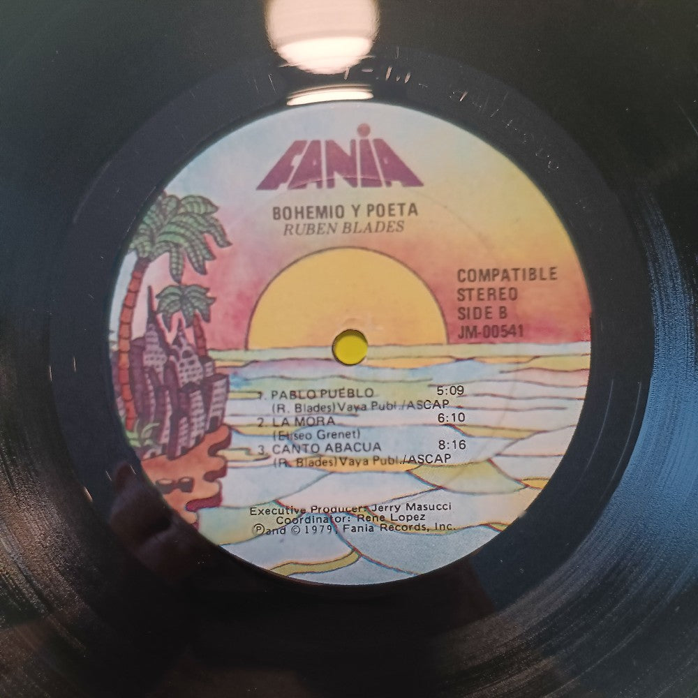 Ruben Blades - Bohemio Y Poeta - 1979 - JM 00541 - Used - VG++ - Vinyl