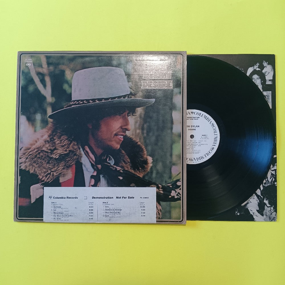Bob Dylan - Desire PROMO - 1976 - PC 33893 - Used - VG++ - Vinyl