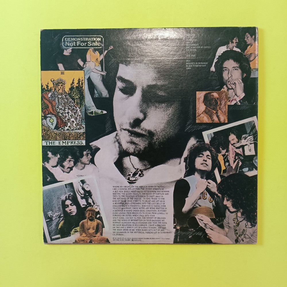 Bob Dylan - Desire PROMO - 1976 - PC 33893 - Used - VG++ - Vinyl