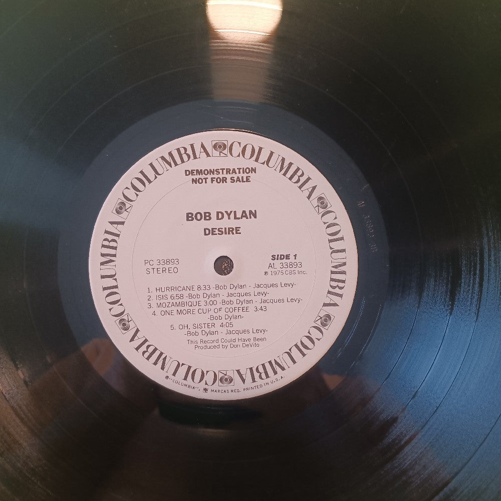 Bob Dylan - Desire PROMO - 1976 - PC 33893 - Used - VG++ - Vinyl