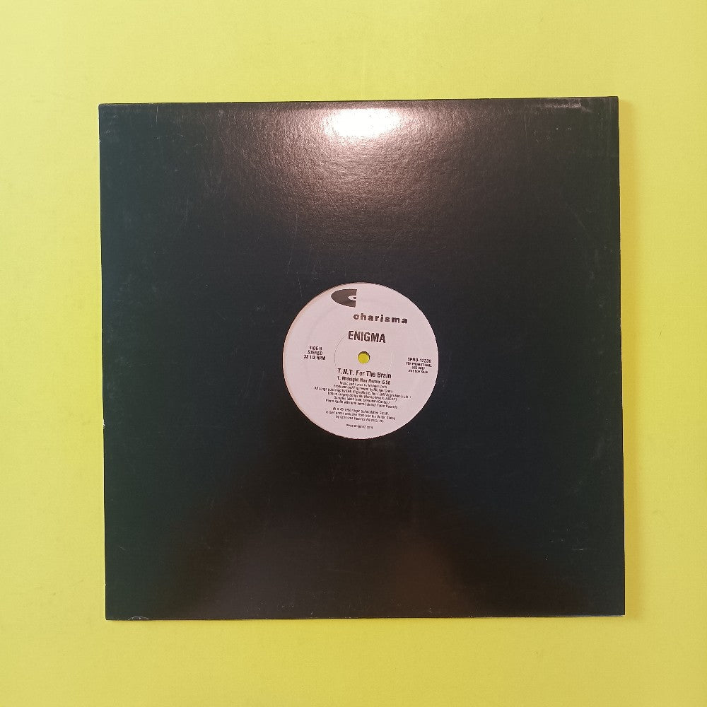 Enigma - TNT For The Brain 12" PROMO - 1996 - SPRO-12230 - Used - EX - Vinyl