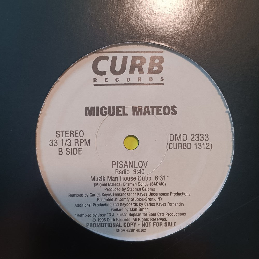 Miguel Mateos - Pisanlov 12" PROMO - 1996 - DMD 2333 - Used - EX - Vinyl