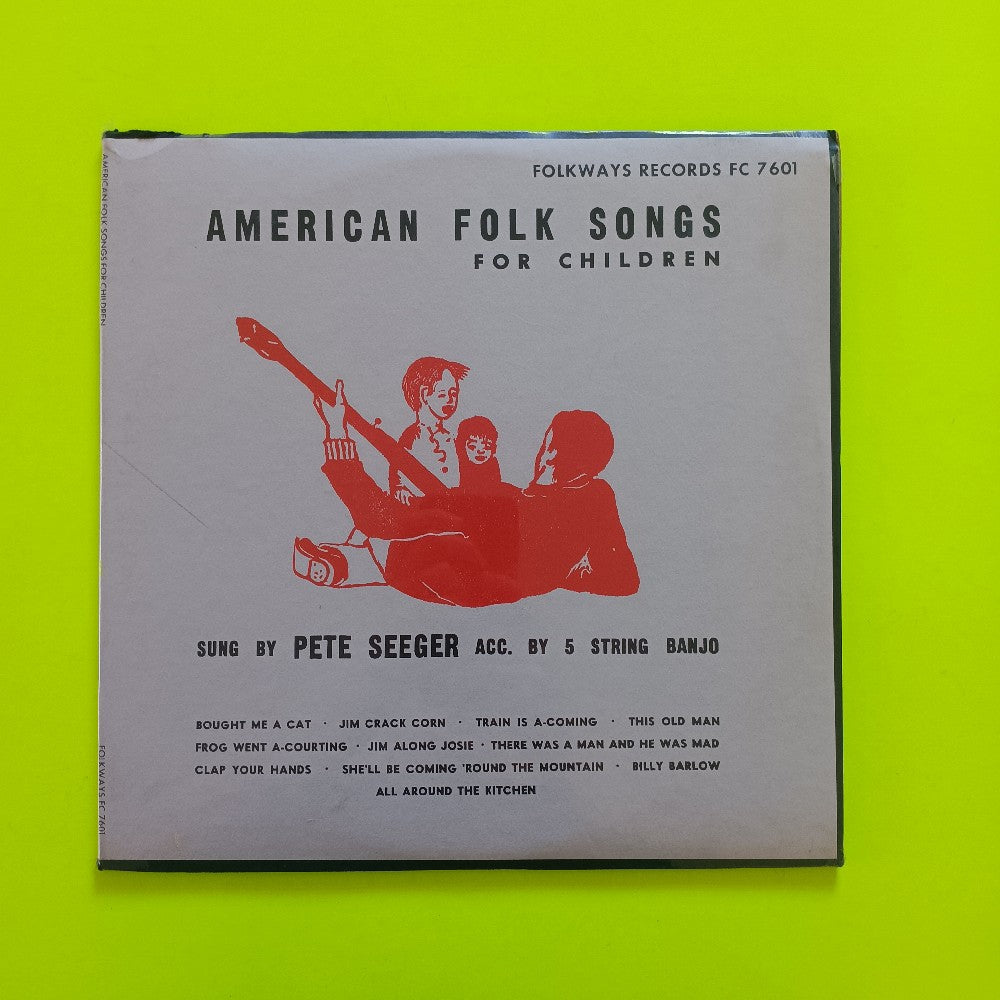 Pete Seeger - American Folk Songs For Children - FC 7601 - New - Sealed - Vinyl