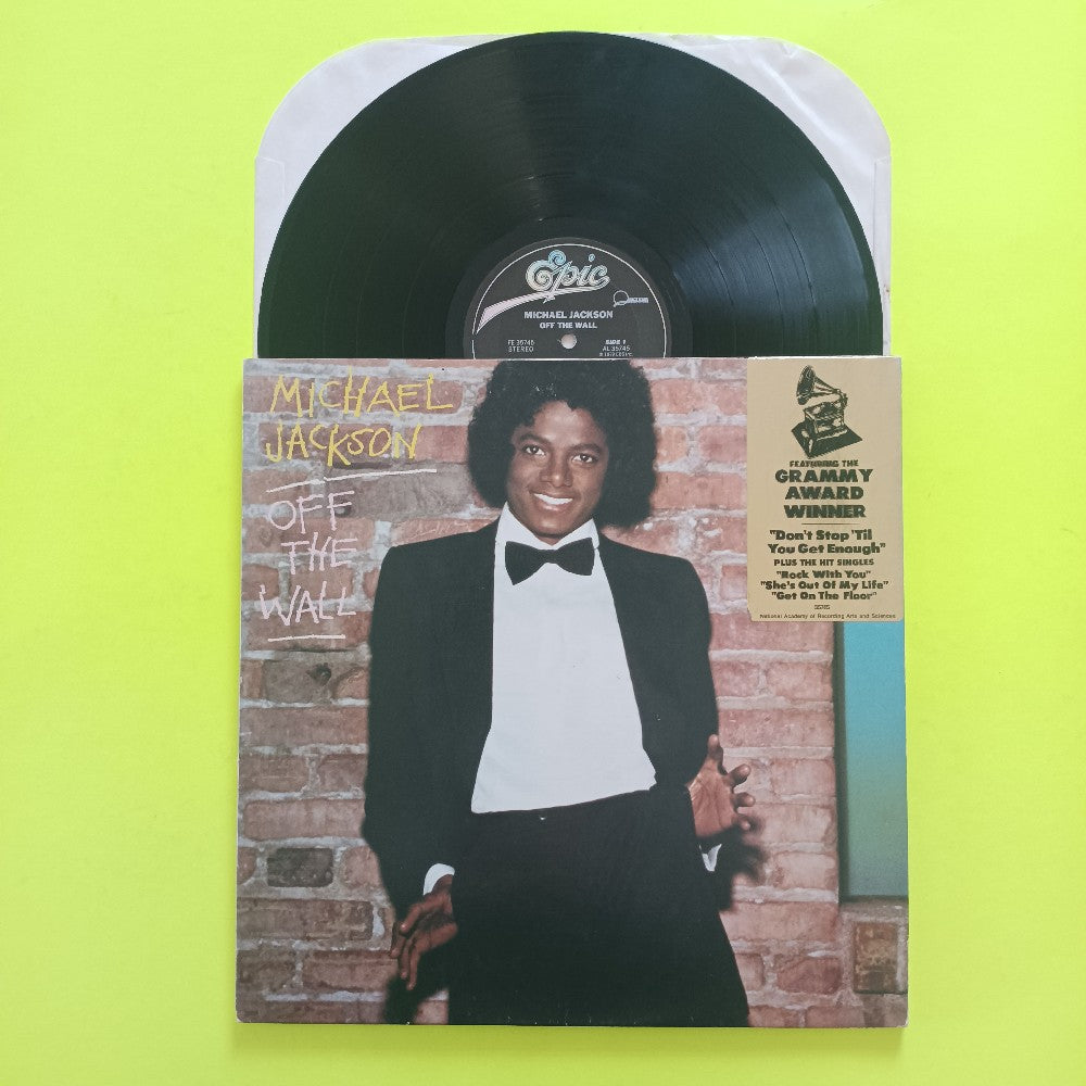 Michael Jackson - Off The Wall OG GRAMMY STICKER - 1979 - FE 35745 - Used - VG++ - Vinyl