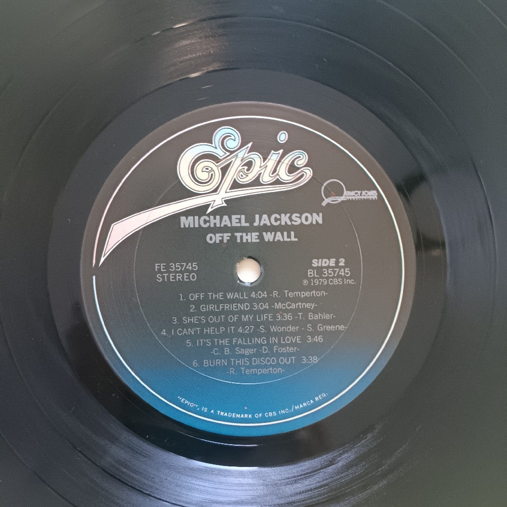 Michael Jackson - Off The Wall OG GRAMMY STICKER - 1979 - FE 35745 - Used - VG++ - Vinyl