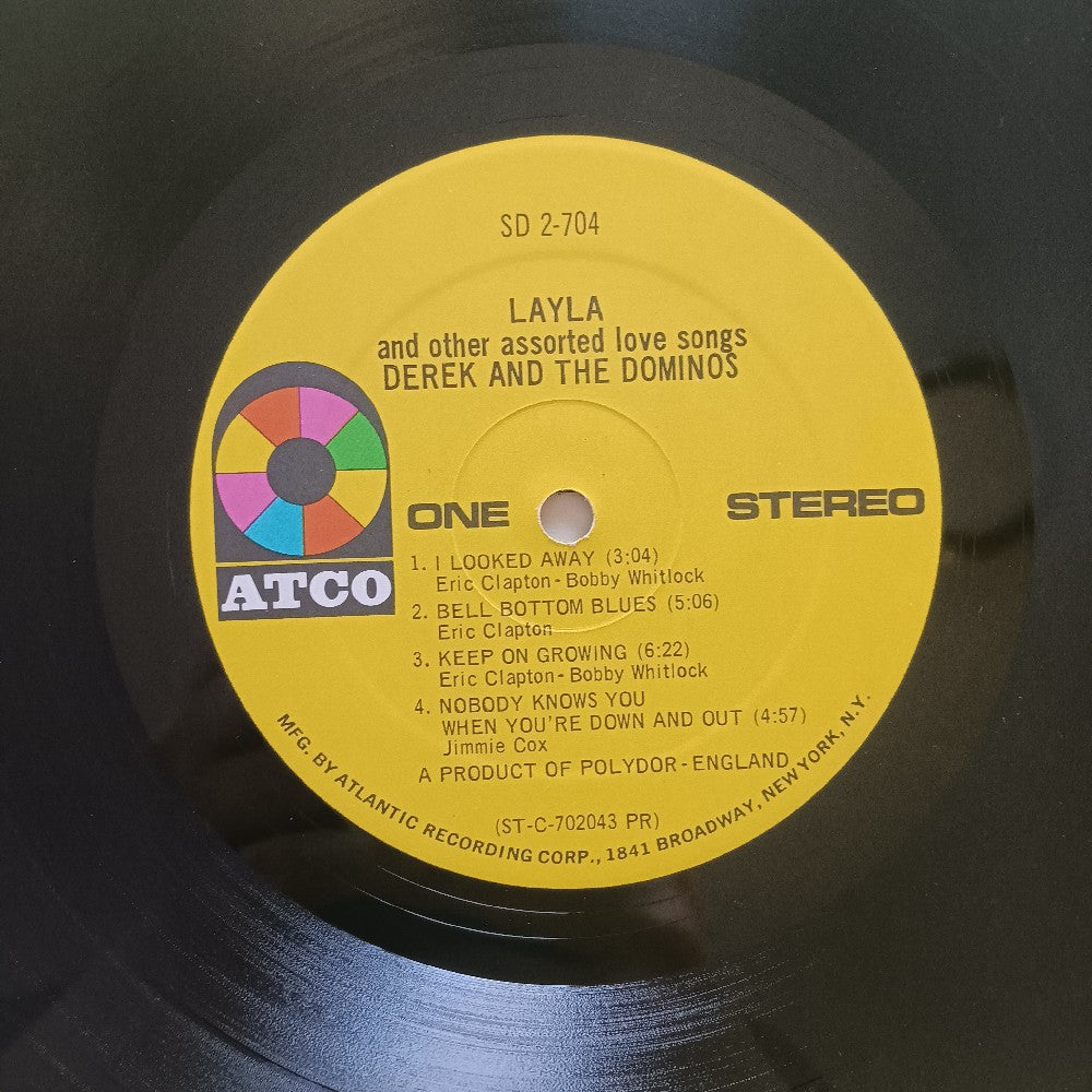 Derek And The Dominos - Layla OG SHRINK & HYPE - 1970 - SD2-704 - Used - VG++ - Vinyl