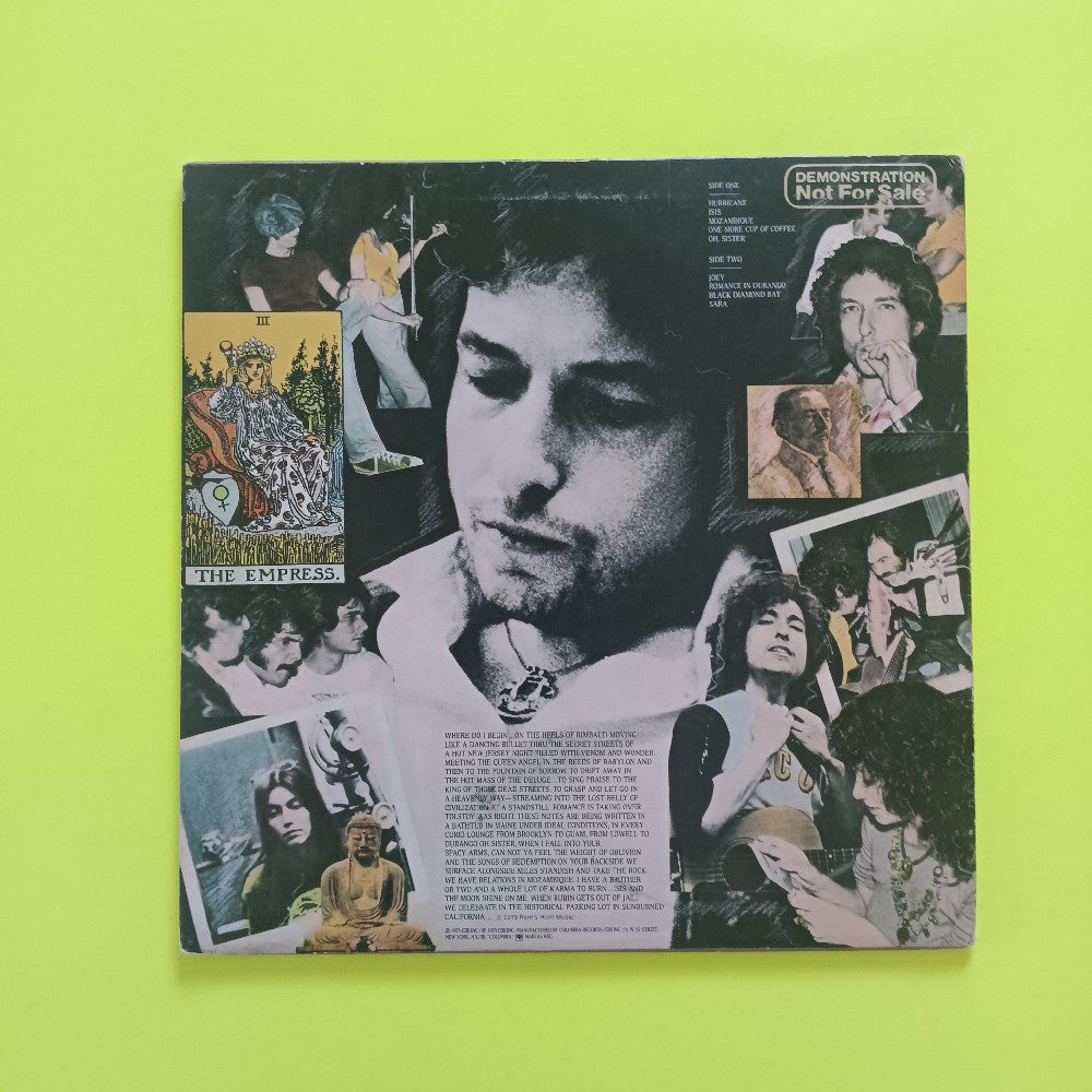 Bob Dylan - Desire PROMO - 1976 - PC 33893 - Used - VG+ - Vinyl