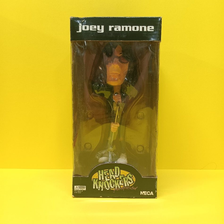 Joey Ramone Head Knockers Handpainted Figurine NECA 2002 - New - Collectibles