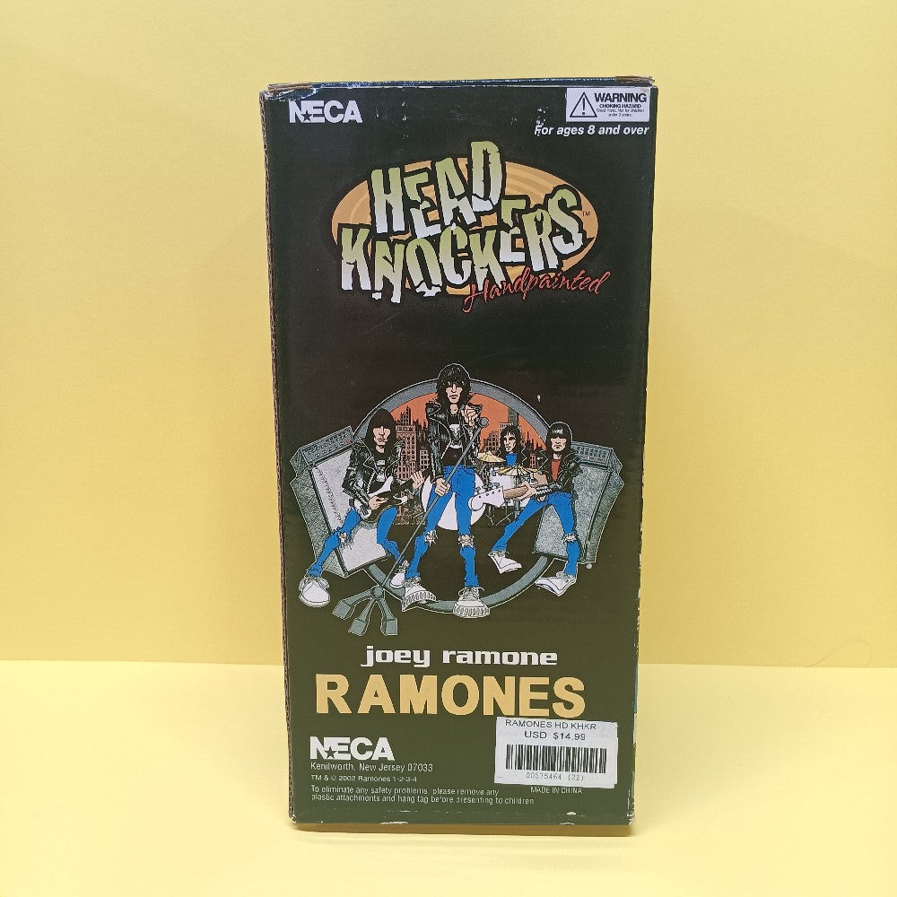 Joey Ramone Head Knockers Handpainted Figurine NECA 2002 - New - Collectibles