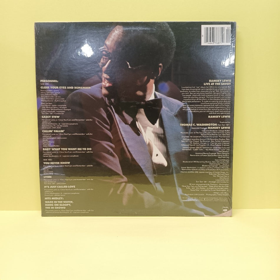 Ramsey Lewis - Live At The Savoy Rare Barcode  - PC 37687 - New - Sealed - Vinyl