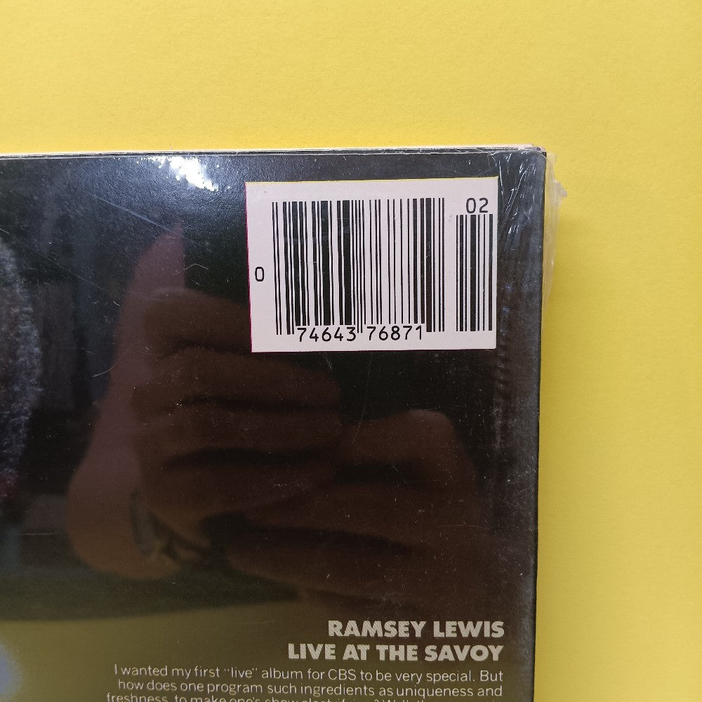 Ramsey Lewis - Live At The Savoy Rare Barcode  - PC 37687 - New - Sealed - Vinyl