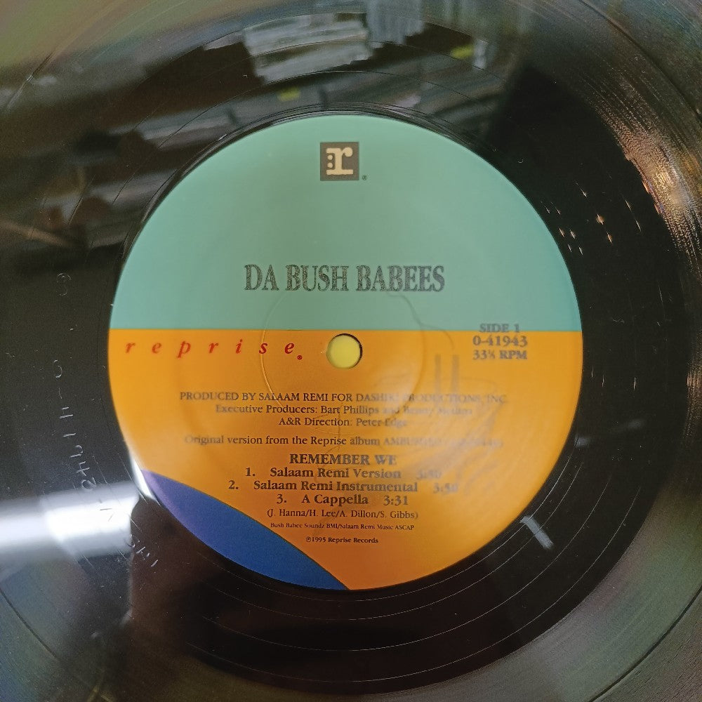 Da Bush Babees - Remember We 12" - 1995 - 0-41943 - Used - VG++ - Vinyl