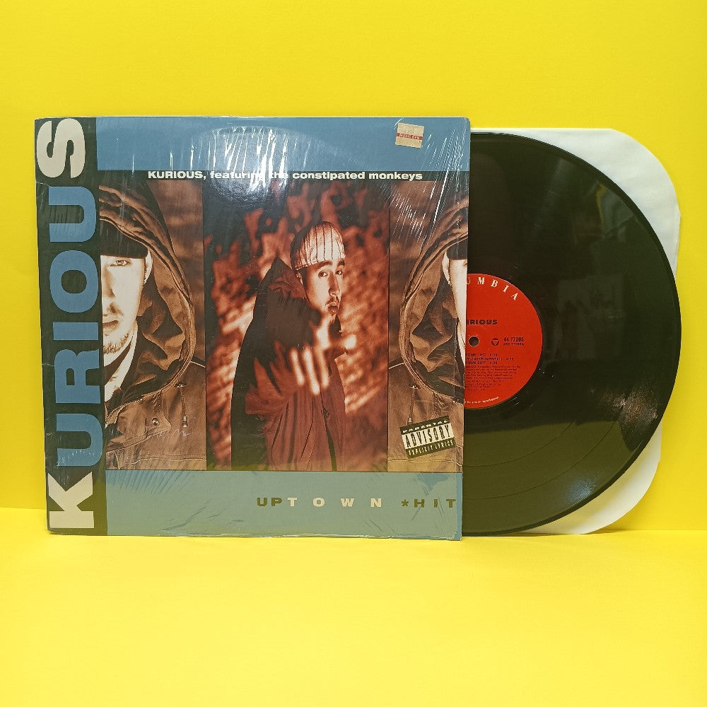 Kurious Ft. The Constipated Monkeys - Uptown *hit 12" SHRINK - 1993 - 44 77205 - Used - VG++ - Vinyl