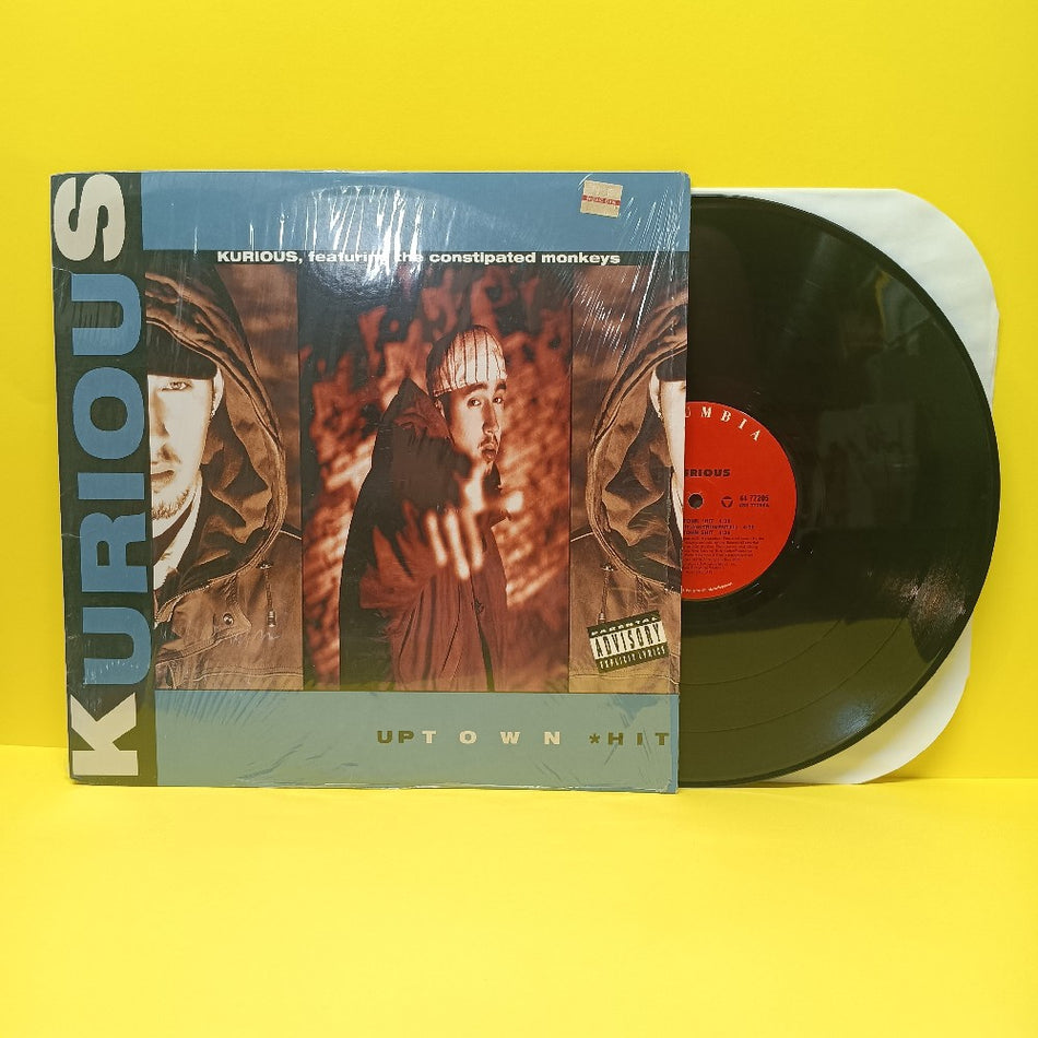 Kurious Ft. The Constipated Monkeys - Uptown *hit 12" SHRINK - 1993 - 44 77205 - Used - VG++ - Vinyl