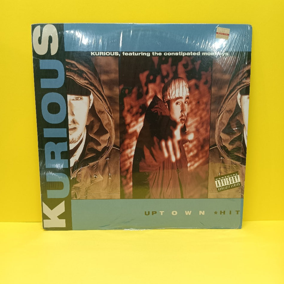 Kurious Ft. The Constipated Monkeys - Uptown *hit 12" SHRINK - 1993 - 44 77205 - Used - VG++ - Vinyl