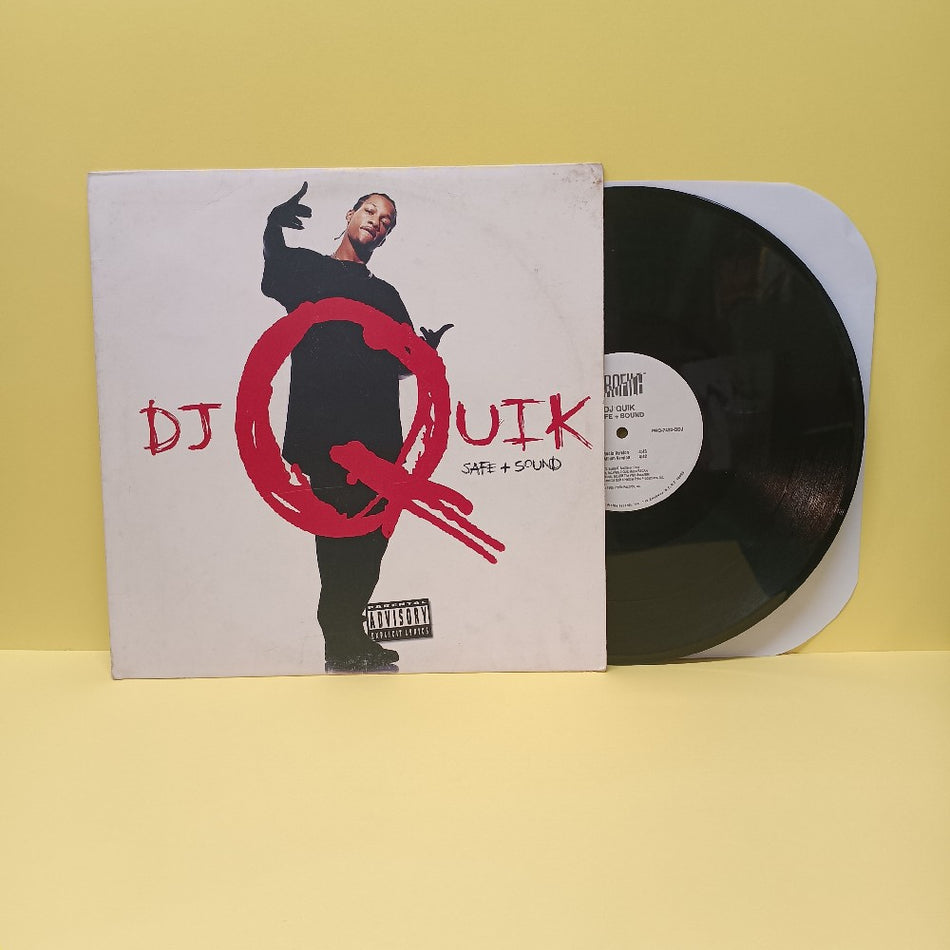 DJ Quik - Safe + Sound 12" PROMO - 1995 - PRO-7432-0DJ - Used - VG++ - Vinyl