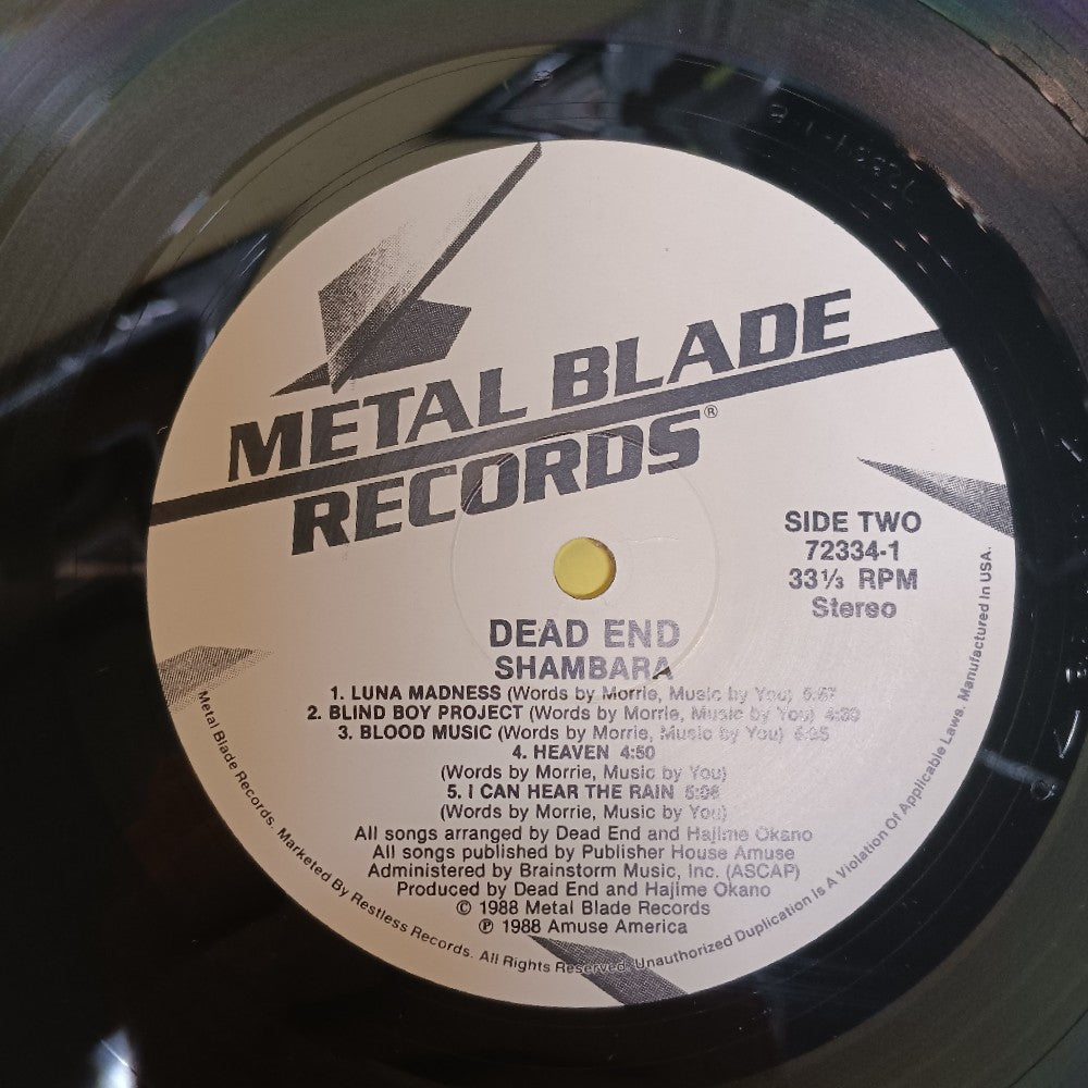 Dead End  - Shámbara - 1988 - 7 72334-1 - Used - VG++ - Vinyl