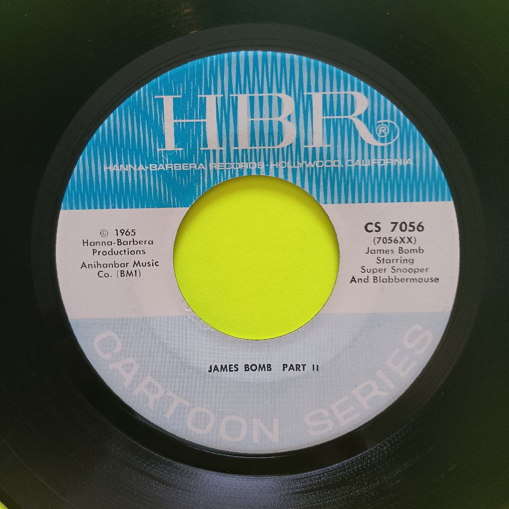 Super Snooper & Blabbermouse - James Bomb 7" - 1965 - CS 7056 - Used - VG+ - Vinyl