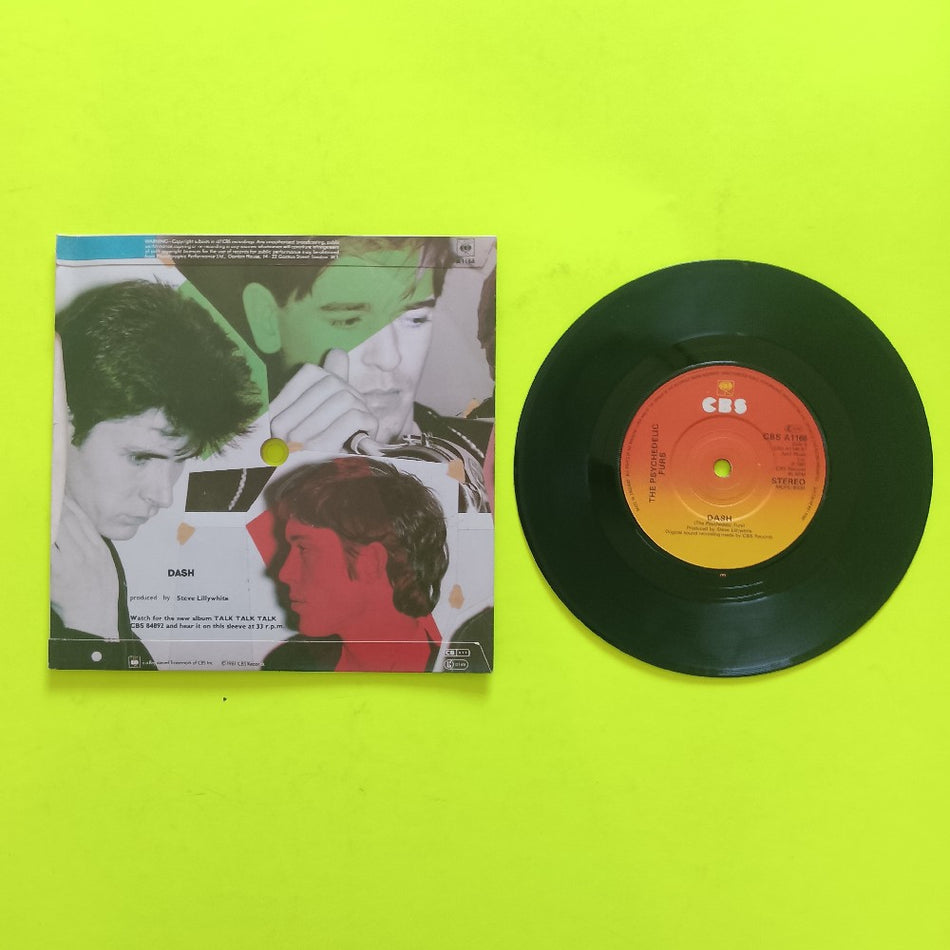 Psychedelic Furs - Dumb Waiters / Dash UK 7" & Flexi Disc - 1981 - CBS A1166 - Used - VG++ - Vinyl