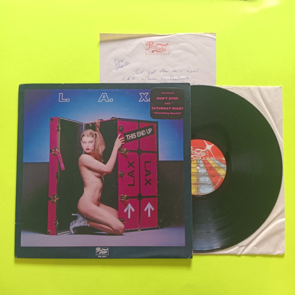 L.A.X. - LAX / Self Titled W. PRELUDE LETTER - 1979 - PRL 12171 - Used - EX - Vinyl