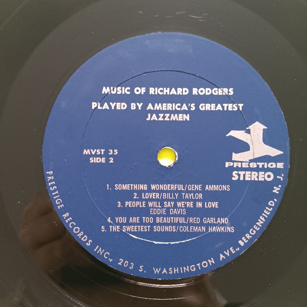 V/A - Music Of Richard Rodgers Played By America's Greatest Jazzmen - 1964 - MVST35 - Used - VG+ - Vinyl