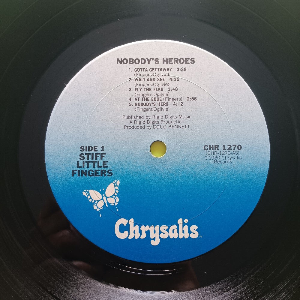 Stiff Little Fingers - Nobody's Heroes OG - 1980 - CHR 1270 - Used - VG++ - Vinyl