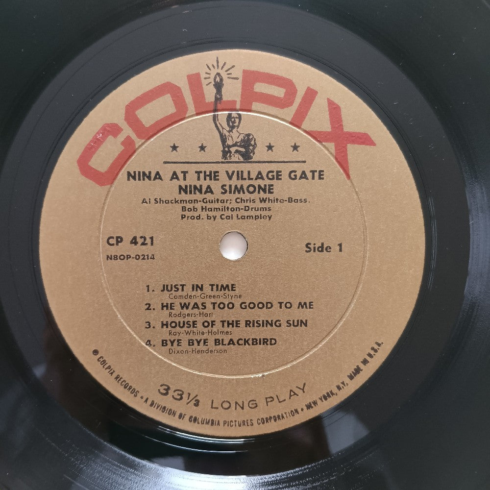 Nina Simone - At The Village Gate OG DG MONO - 1962 - CP 421 - Used - VG++ - Vinyl
