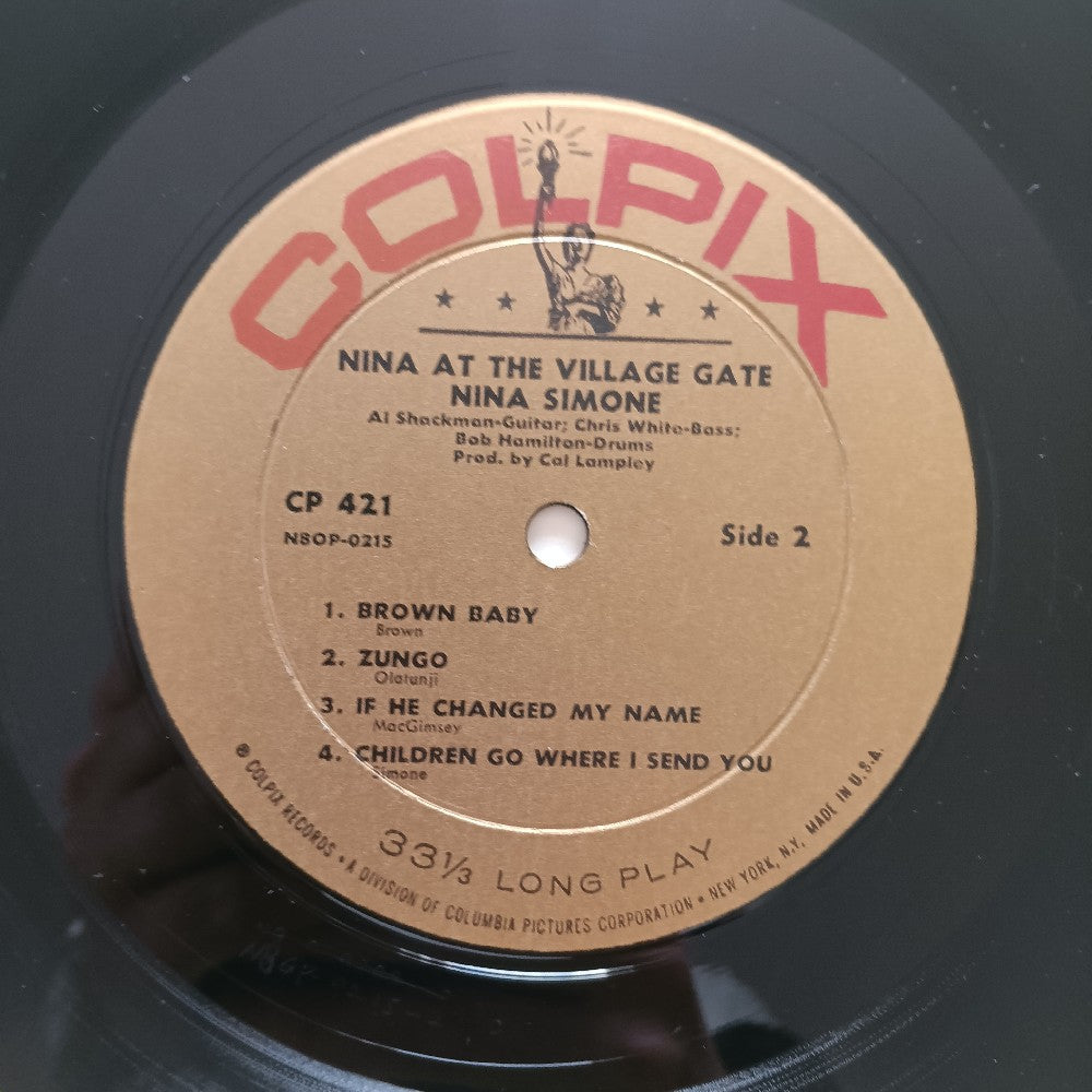 Nina Simone - At The Village Gate OG DG MONO - 1962 - CP 421 - Used - VG++ - Vinyl