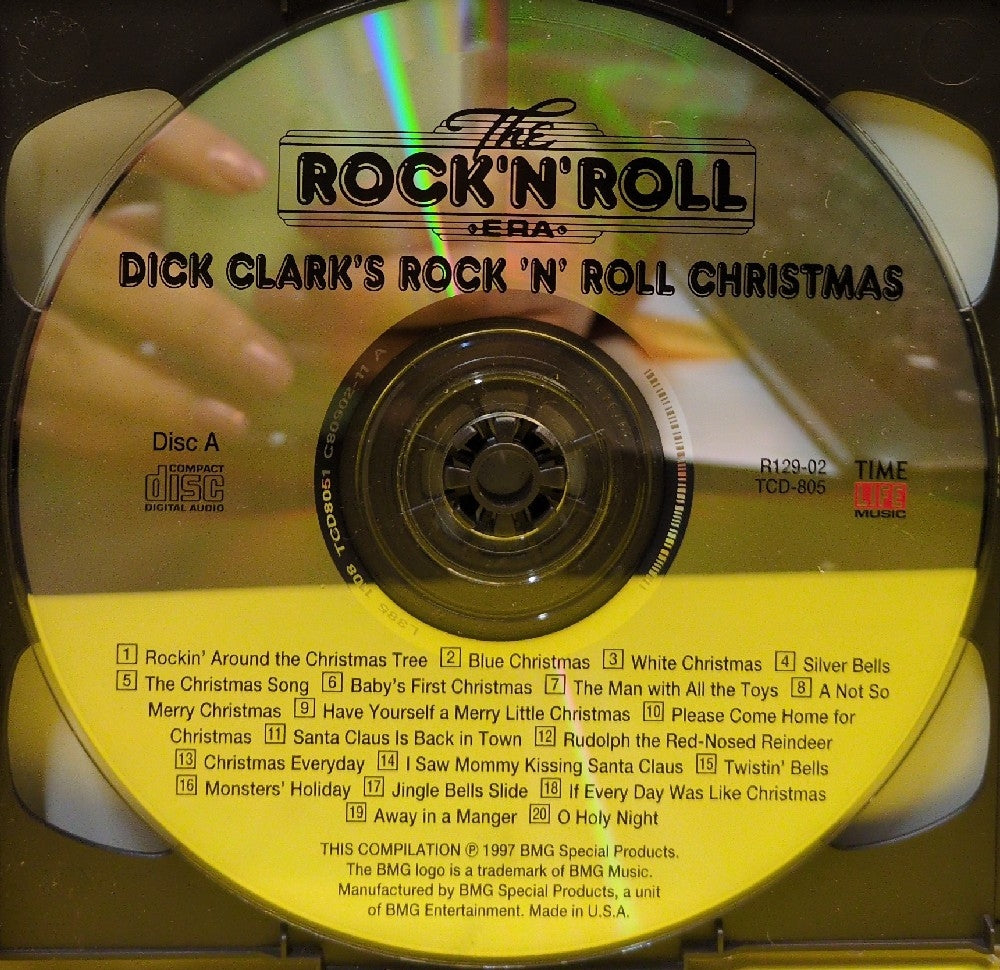 Various - Dick Clark's Rock 'N' Roll Christmas - 1997 - R129-02 - Used - EX - CDs - 2xCD - Remastered