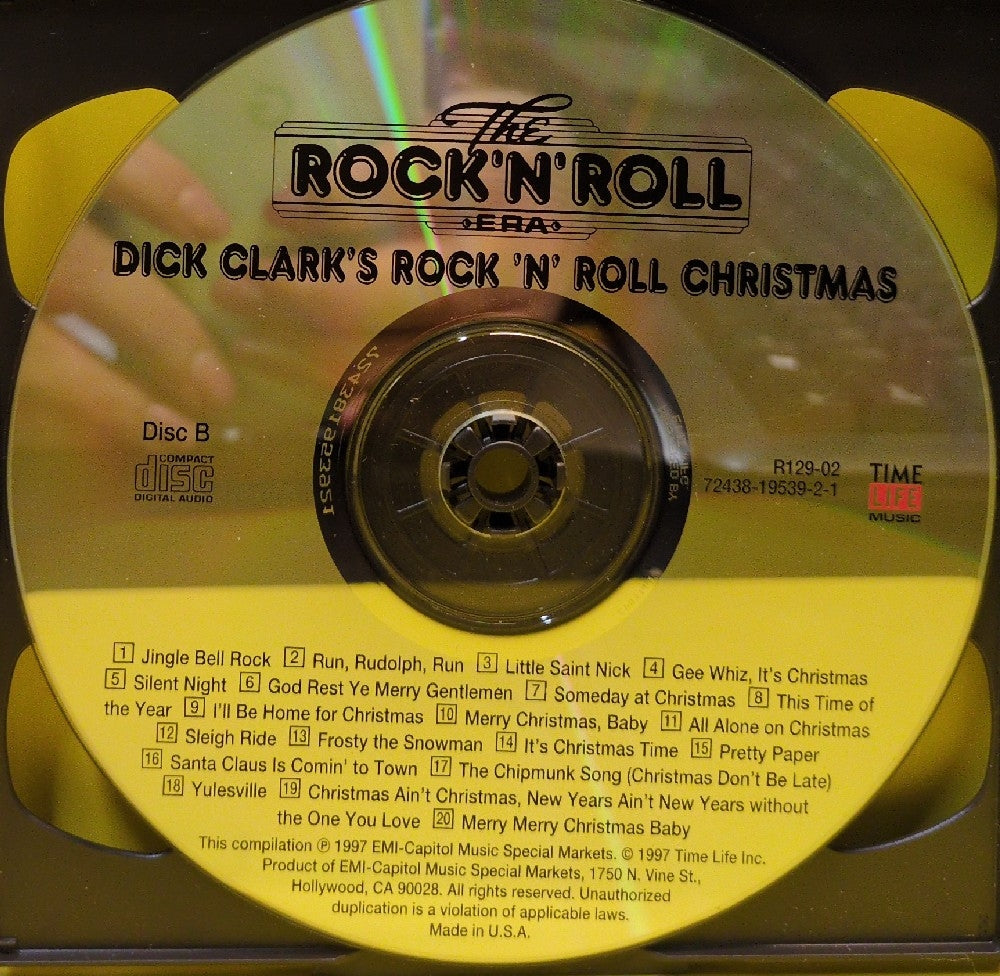 Various - Dick Clark's Rock 'N' Roll Christmas - 1997 - R129-02 - Used - EX - CDs - 2xCD - Remastered