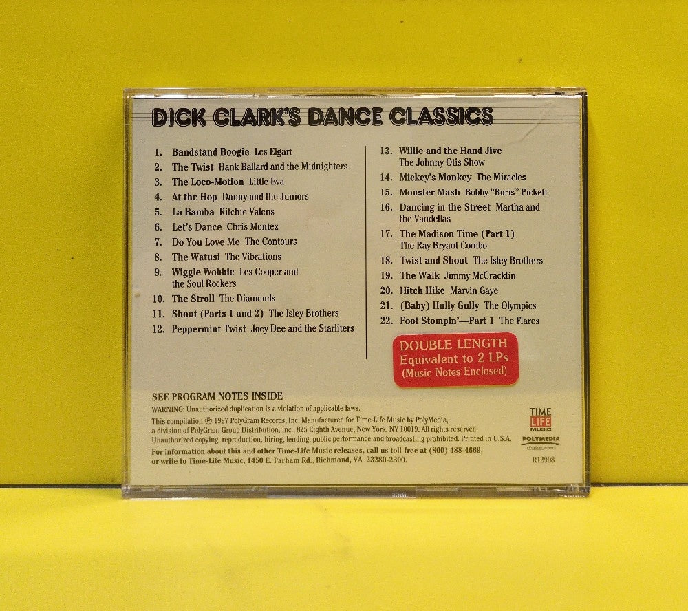 Various, Dick Clark - Dick Clark's Dance Classics - 1997 - R12908 - Used - EX - CDs - Remastered