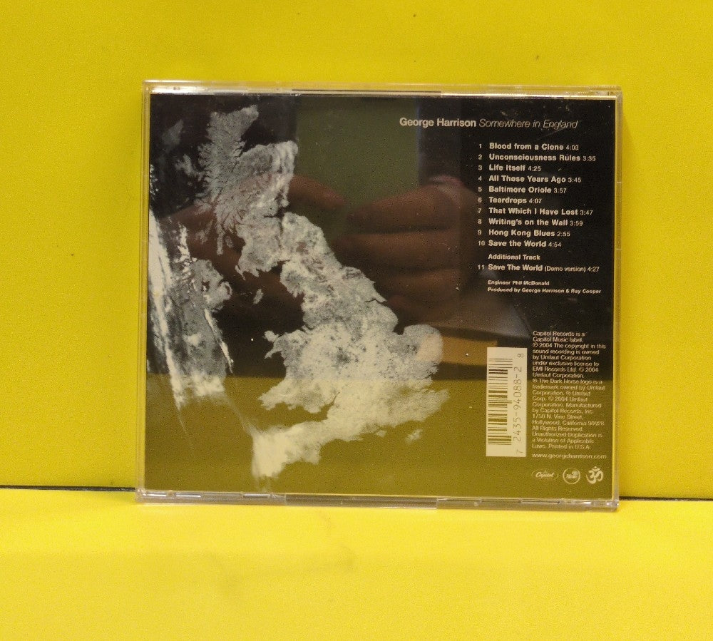 George Harrison - Somewhere In England - 2004 - CDP 7243 5 94088 2 8 - Used - EX - CDs