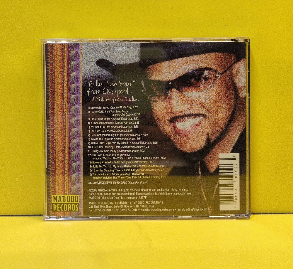 Madooo - To The "Fab Four" From Liverpool...A Tribute From India - 2005 - MAD-CD-0002 - Used - EX - CDs