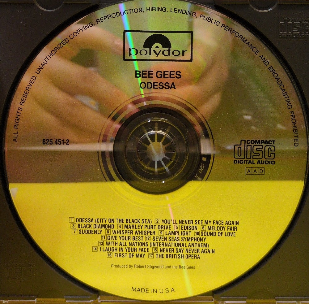 Bee Gees - Odessa - 825 451-2 - Used - EX - CDs - Reissue - Repress