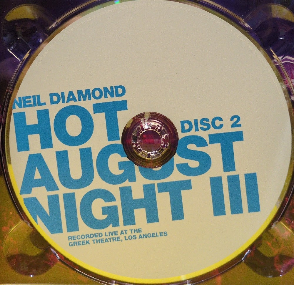 Neil Diamond - Hot August Night III - 2018 - B0028149-00 - Used - EX - CDs - 2xCD/1xDVD Set