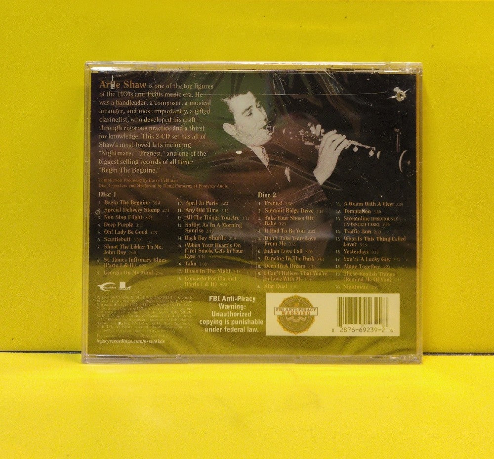 Artie Shaw - The Essential Artie Shaw - 2005 - 82876 692392 - New - Sealed - CDs