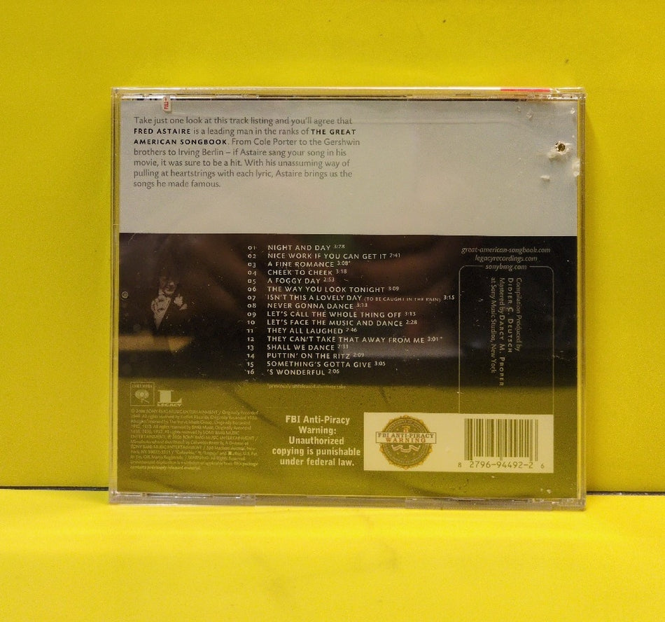 Fred Astaire - The Great American Songbook - 2006 - 82796 94492 2 - New - Sealed - CDs