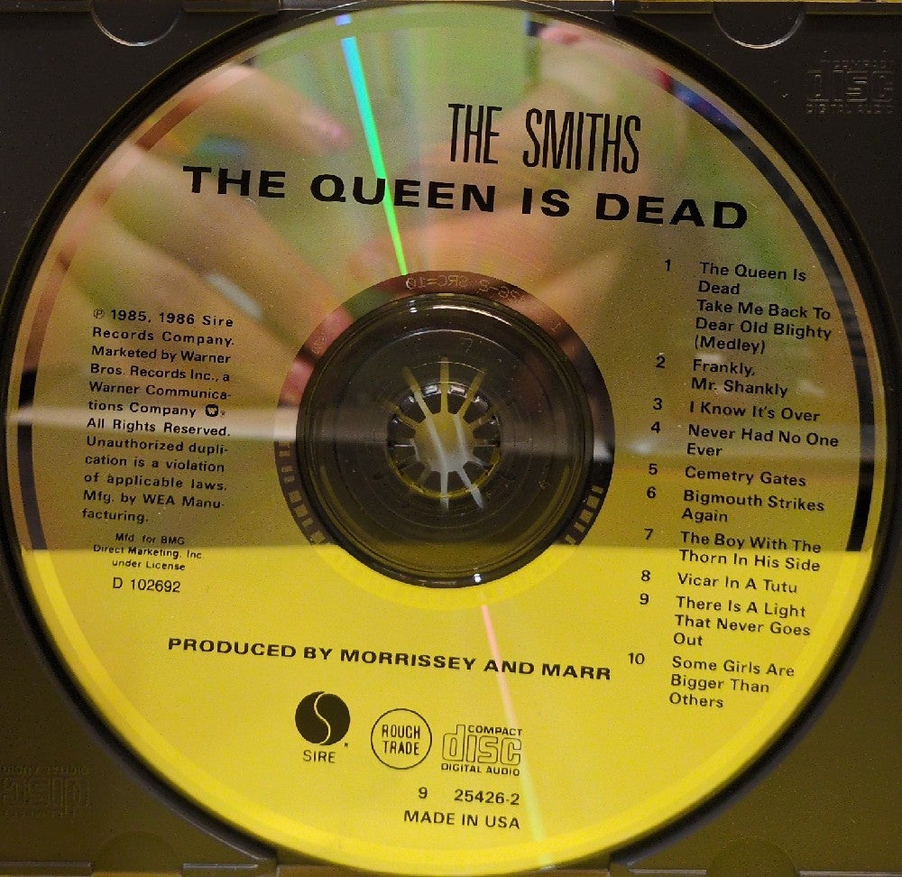 The Smiths - The Queen Is Dead - 9 25426-2 / D102692 - Used - EX - CDs - Reissue - BMG Club Edition