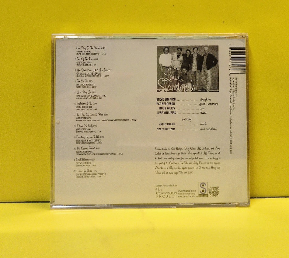 Steve Shapiro And Pat Bergeson - Low Standards - 2005 - SSPCD026 - Used - EX - CDs