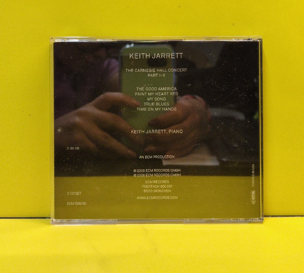 Keith Jarrett - The Carnegie Hall Concert - 2006 - ECM 1989/90 - Used - EX - CDs - 2xCD