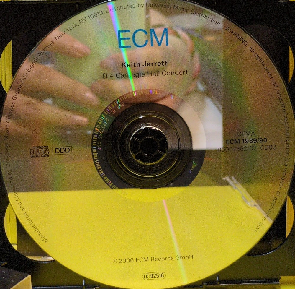 Keith Jarrett - The Carnegie Hall Concert - 2006 - ECM 1989/90 - Used - EX - CDs - 2xCD