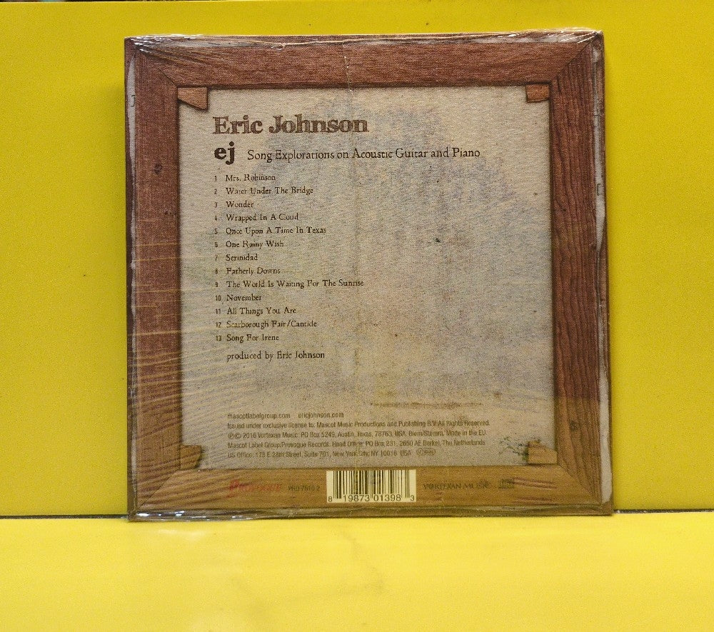 Eric Johnson - EJ - 2016 - PRD 7510 2 - New - Sealed - CDs