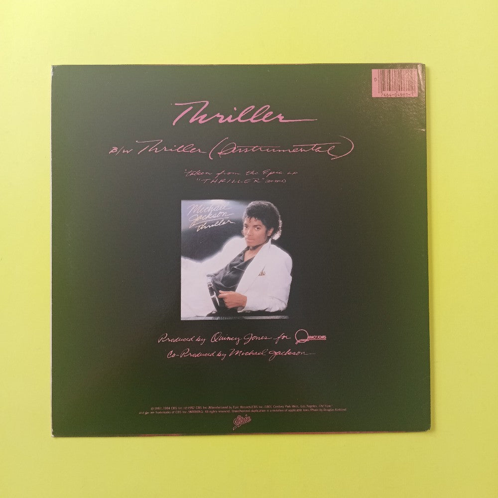 Michael Jackson - Thriller 12" Single - 1984 - 49-04961 - Used - EX - Vinyl