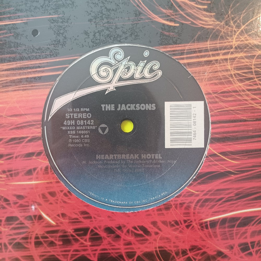 The Jacksons - Heartbreak Hotel / Blame It On The Boogie 12" - 1989 - 49H 08142 - Used - EX - Vinyl