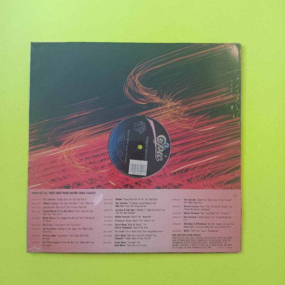 Michael Jackson - You Can't Win (Part 1) / Billie Jean 12" - 1988 - 49H 07549 - New - Sealed - Vinyl