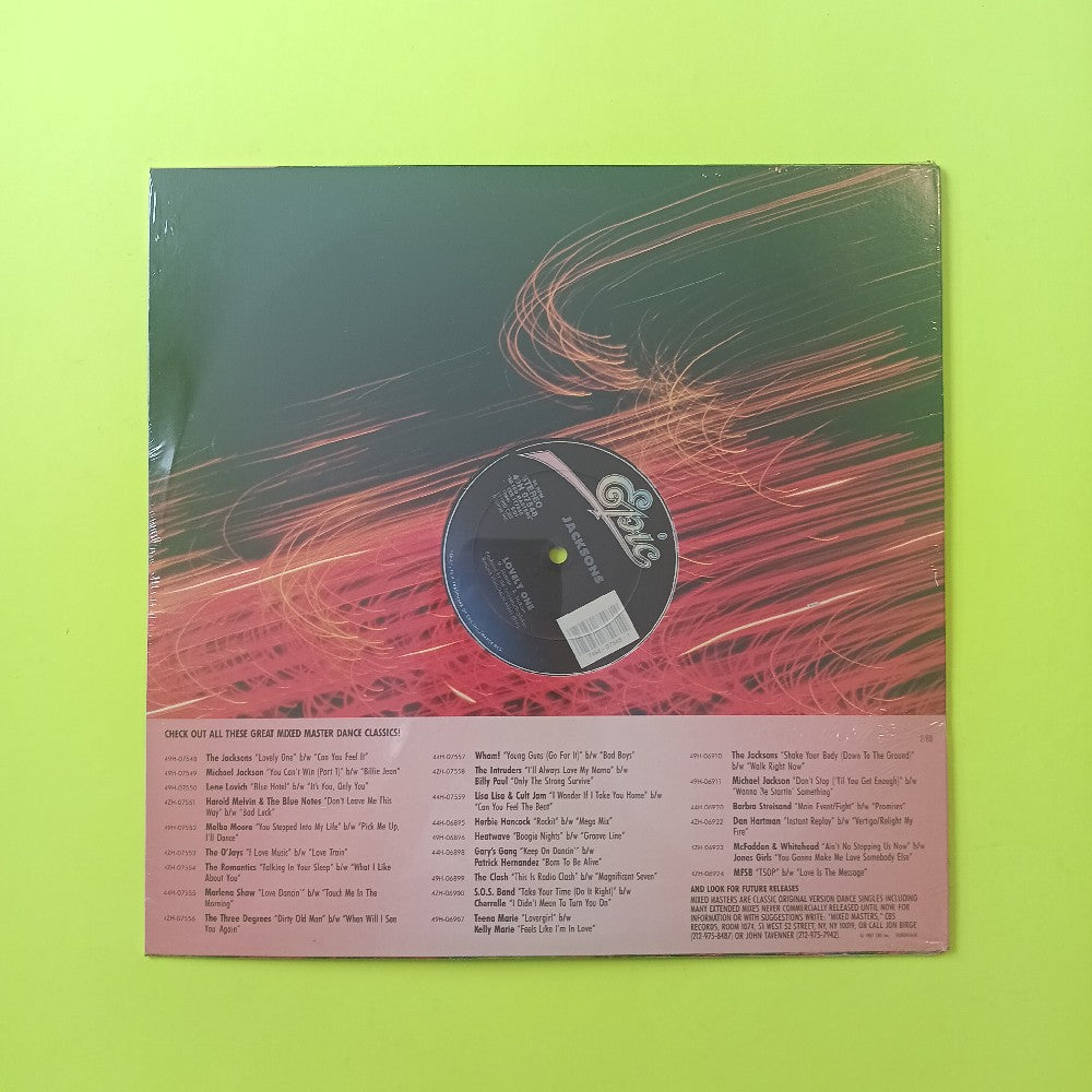 Jacksons - Lovely One / Can You Feel It 12" - 1988 - 49H 07548 - New - Sealed - Vinyl