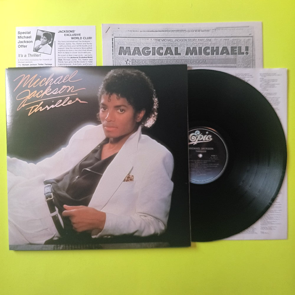 Michael Jackson - Thriller OG NO CO-PRODUCER CREDIT W. Extras - 1982 - QE 38112 - Used - EX - Vinyl