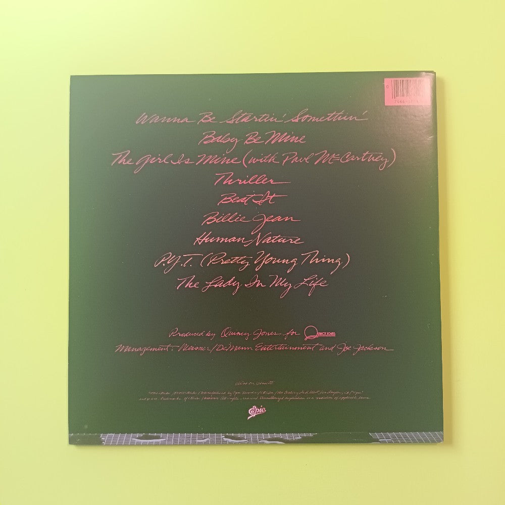 Michael Jackson - Thriller OG NO CO-PRODUCER CREDIT W. Extras - 1982 - QE 38112 - Used - EX - Vinyl